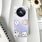 Cute Cat Customize Transparent Silicon Case For Realme/Narzo - ShopOnCliQ
