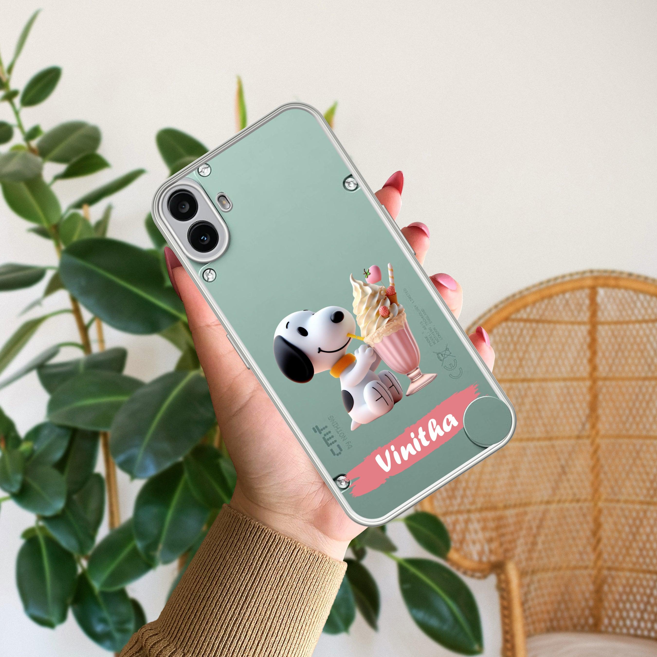 Snoopy Customize Transparent Silicon Case For Nothing - ShopOnCliQ