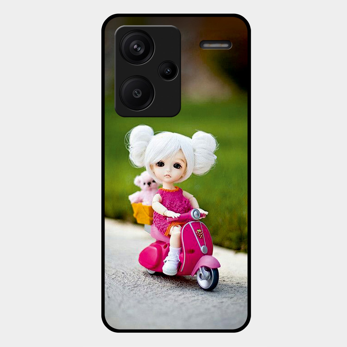 Doll Ridings Glossy Metal Case Cover For Redmi