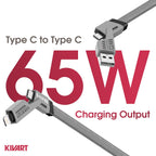 Ether Data Cable – 65W Fast Charging & High-Speed Data Transfer - ShopOnCliQ