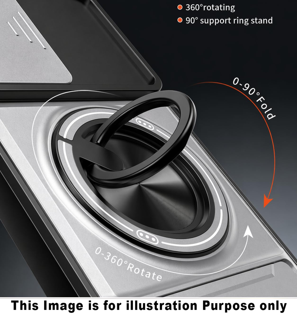 Slide Camera Lens Protection Amor Shockproof Magnetic Phone Case for Samsung Galaxy S26 Ultra 5G (Silver)