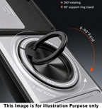 NUBRIX Back Cover for Samsung Galaxy S26 5G | Armor Camera Slider 360 Degree Rotating Finger Ring Holder Case with Bracket Stand Back Case Cover (Silver) : Amazon.in: Electronics