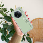 Personalized Initials Mint Green Anti Yellow Case For Oppo F27 Pro Plus 5G