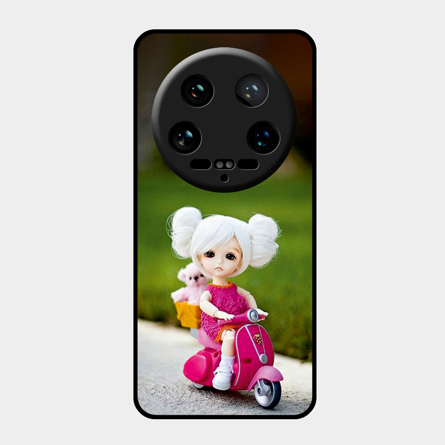 Doll Ridings Glossy Metal Case Cover For Redmi