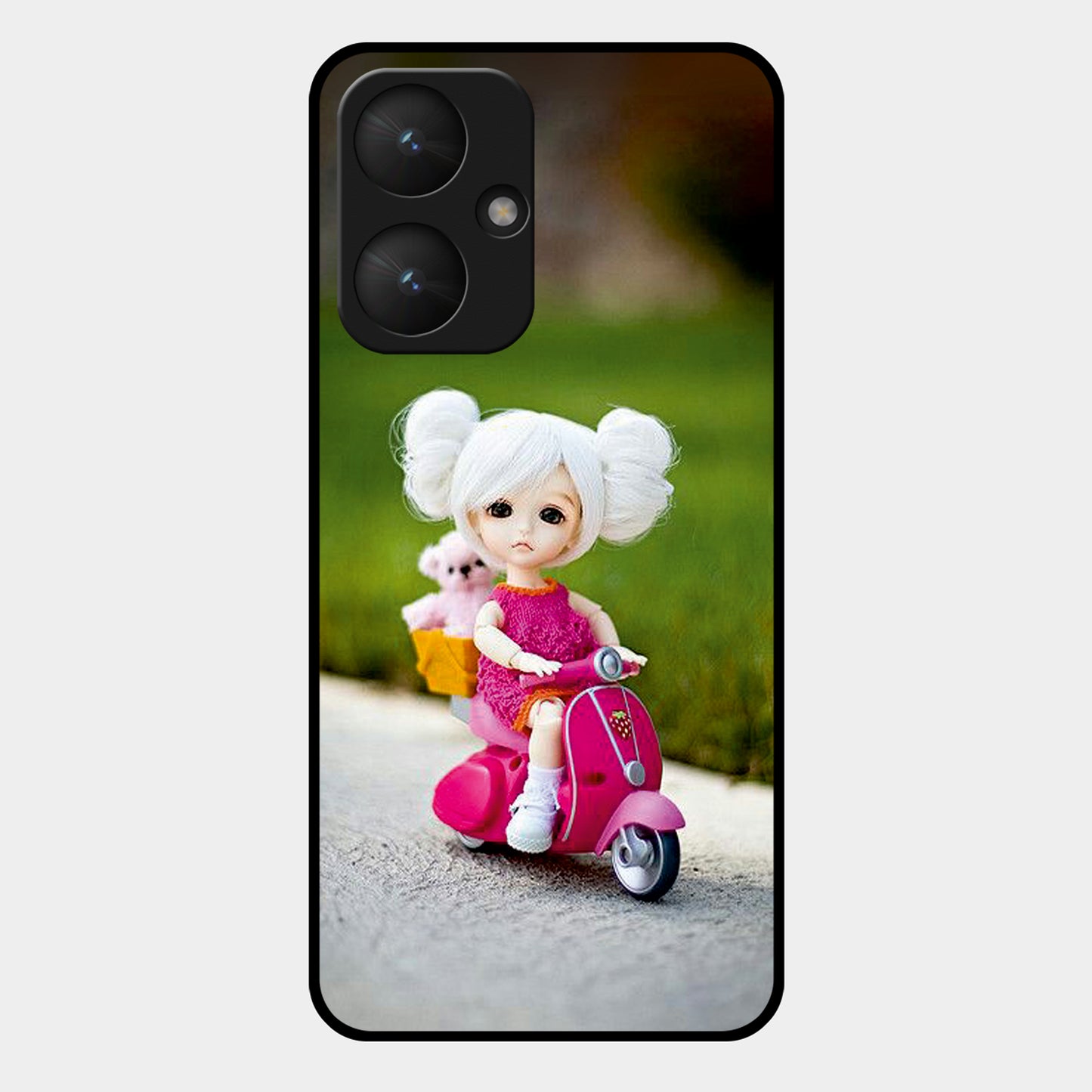 Doll Ridings Glossy Metal Case Cover For Redmi