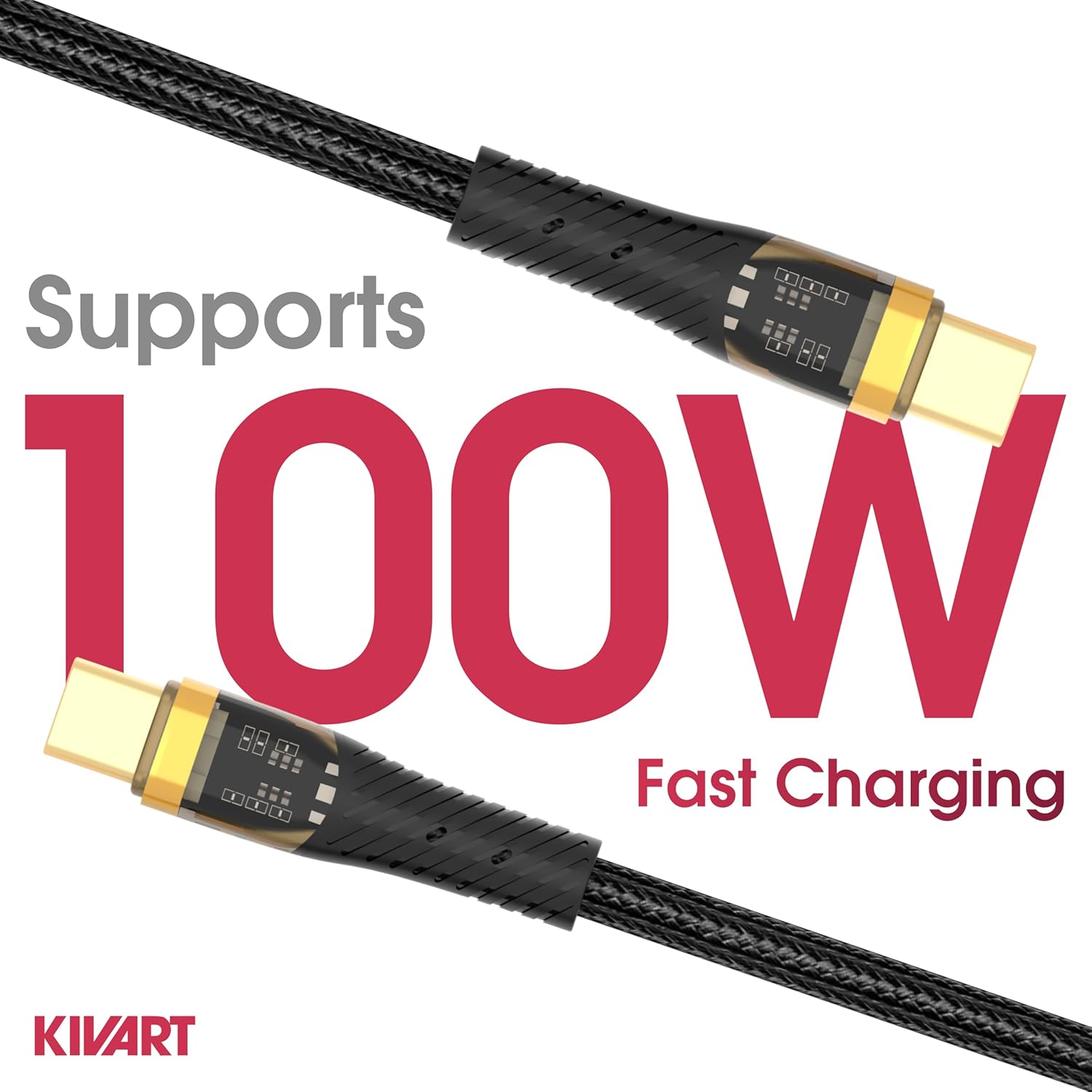 SYNERGY Type-C to Type-C 100W Fast Charging Cable | 1.5M - ShopOnCliQ