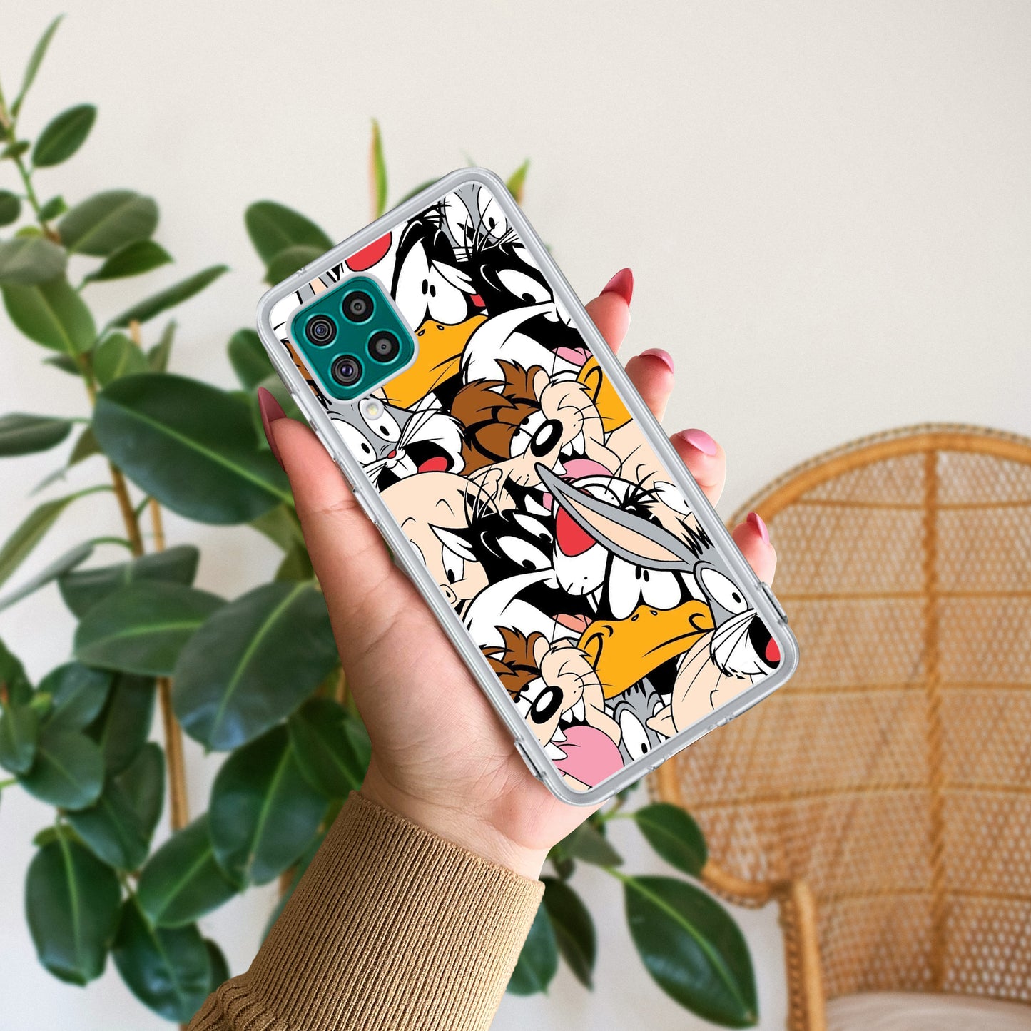 Cute Bugs Bunny Silicon Case For Samsung