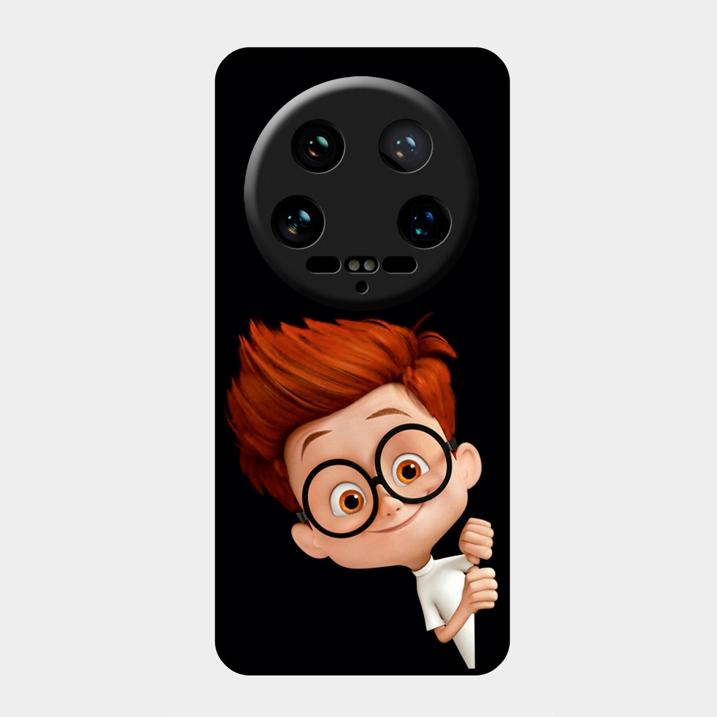 Cartoon Boy Glossy Metal Case Cover For Redmi