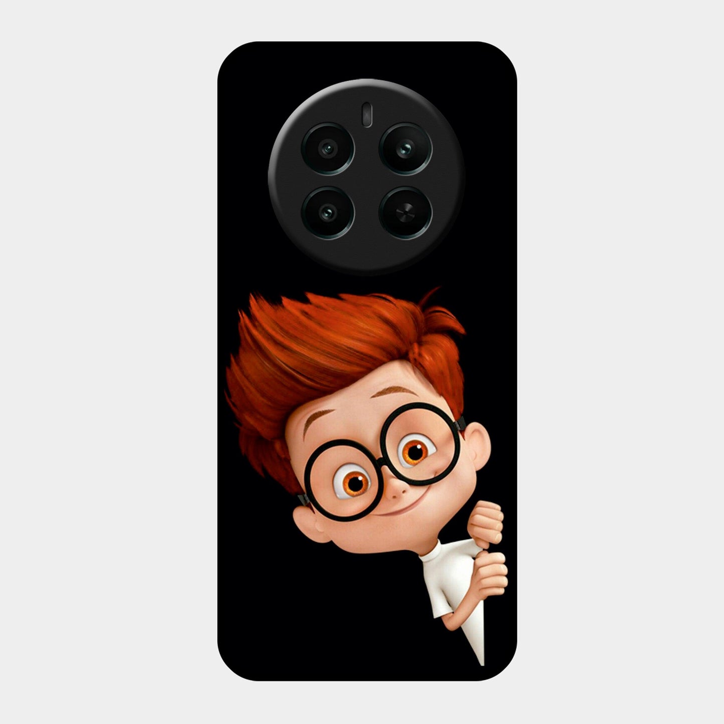 Cartoon Boy Glossy Metal Case Cover For Realme - ShopOnCliQ