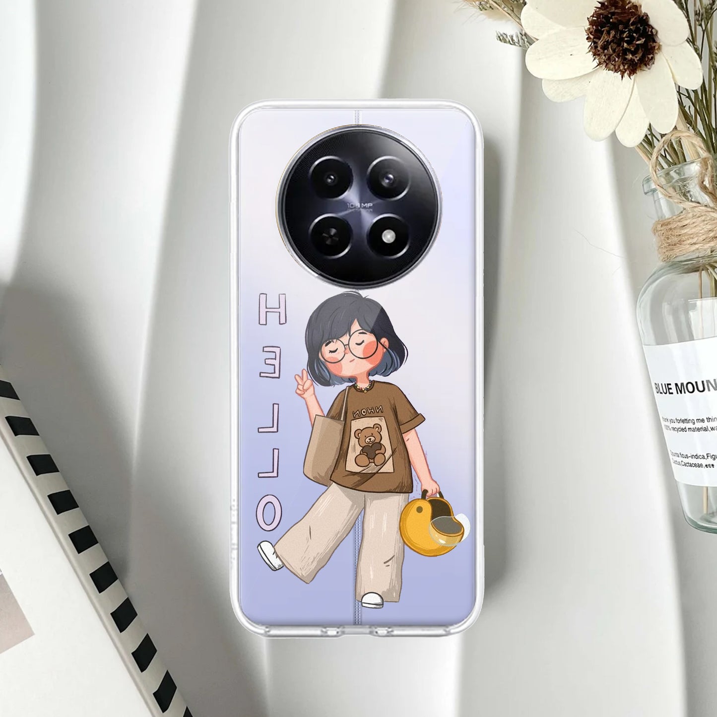 Hello Honey Transparent Silicon Case For Realme/Narzo