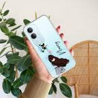 Flower Fusion Customize Transparent Silicon Case For Vivo Y29 5G