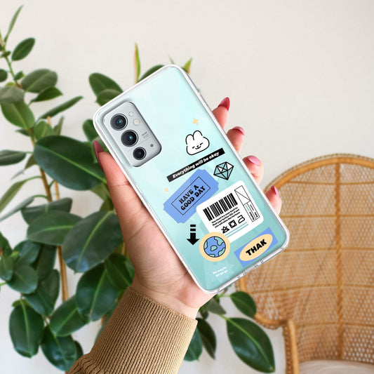 Ticket to Happiness Transparent Silicon Case For OnePlus