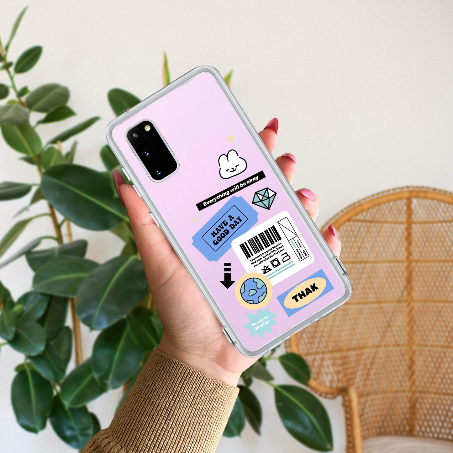 Ticket to Happiness Transparent Silicon Case For Samsung