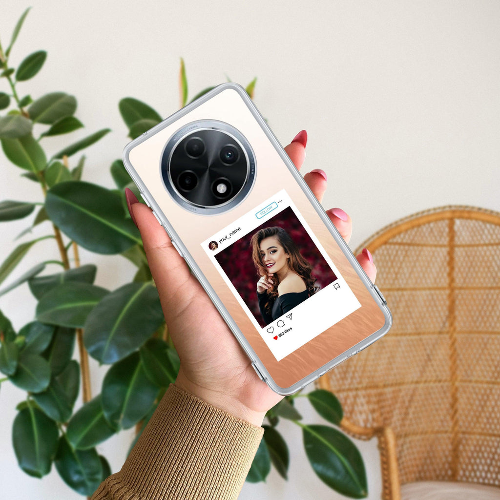 Customize Photo With Name Transparent Silicon Case For Oppo Reno 4 Pro
