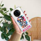 Astronaut Customize Transparent Silicon Case For Realme Narzo 70 Pro 5G