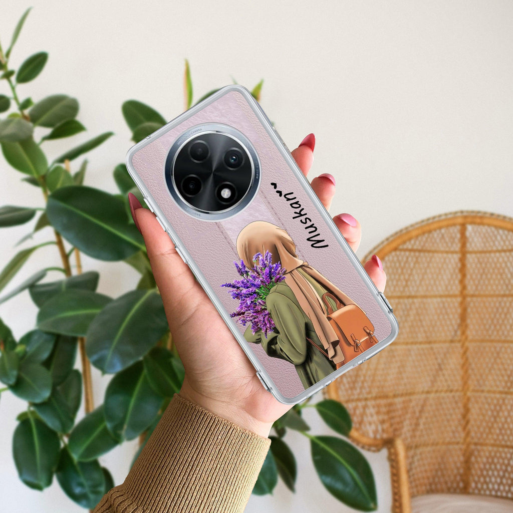 Personalized Hijab Girl Anti Yellow Case For Oppo F27 Pro Plus 5G