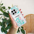 Blue Floral Customize Transparent Silicon Case For OnePlus - ShopOnCliQ