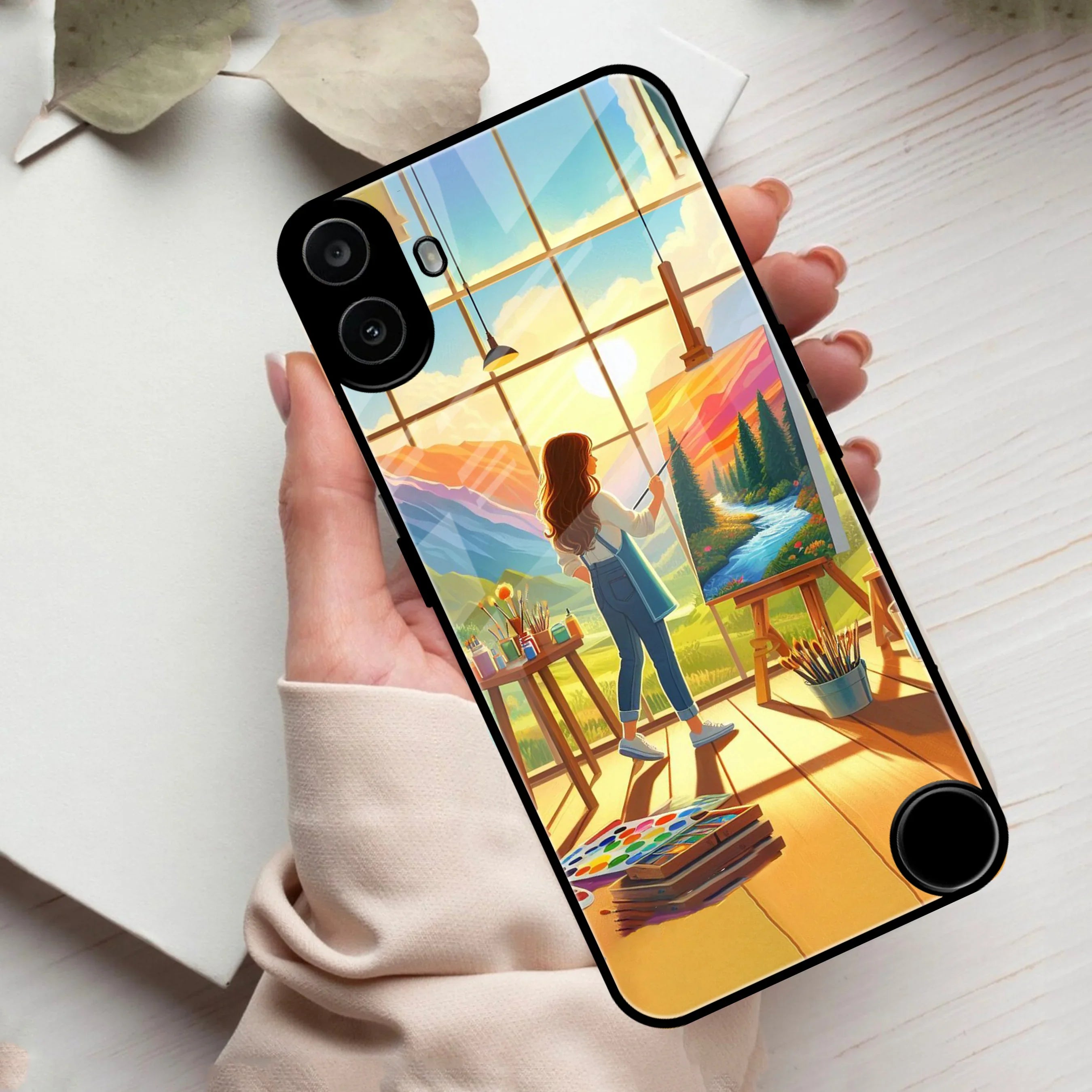 Canvas of Dreams Glossy Metal Case Cover For Nothing - ShopOnCliQ