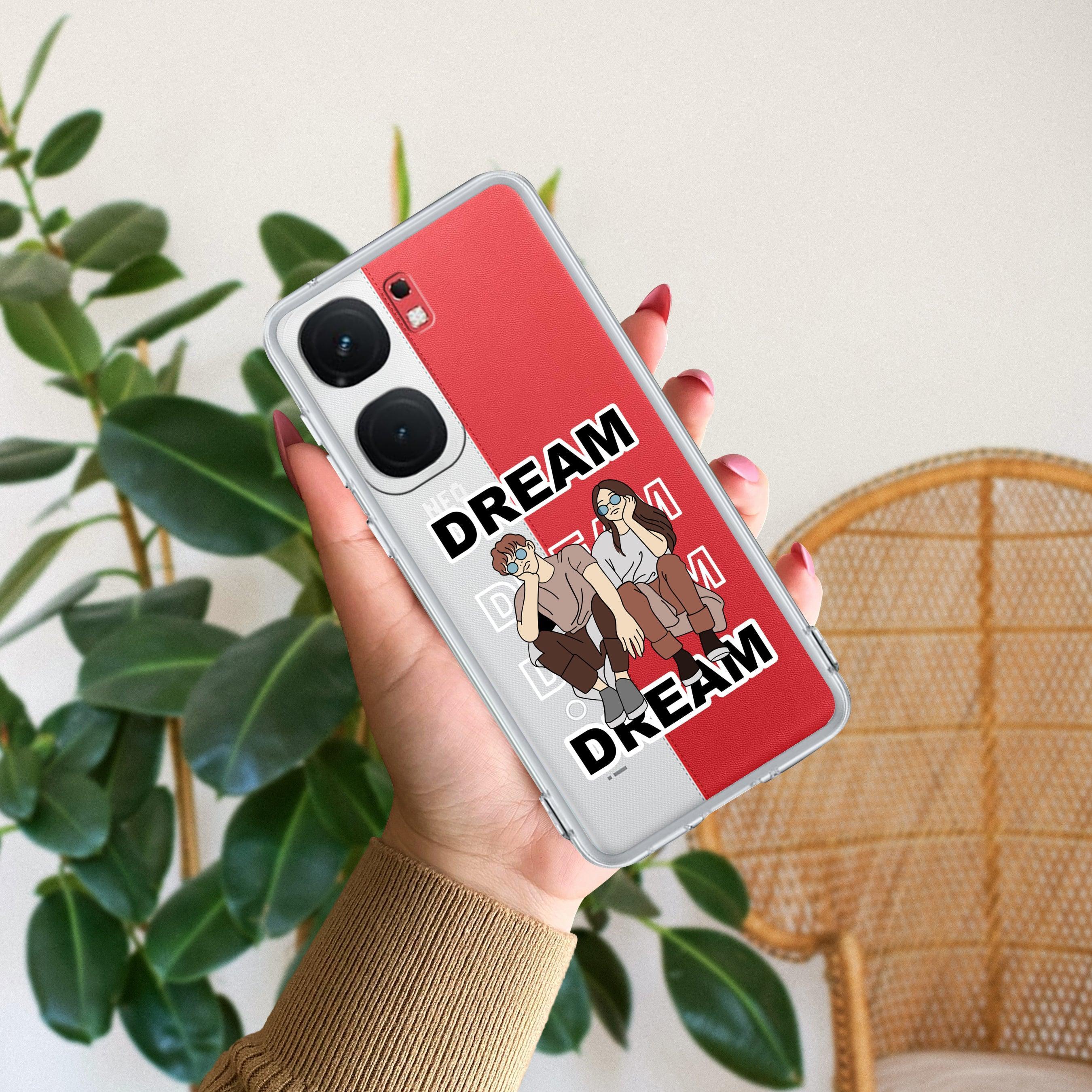 Couple Dream Transparent Silicon Case For iQOO Z7 Pro 5G
