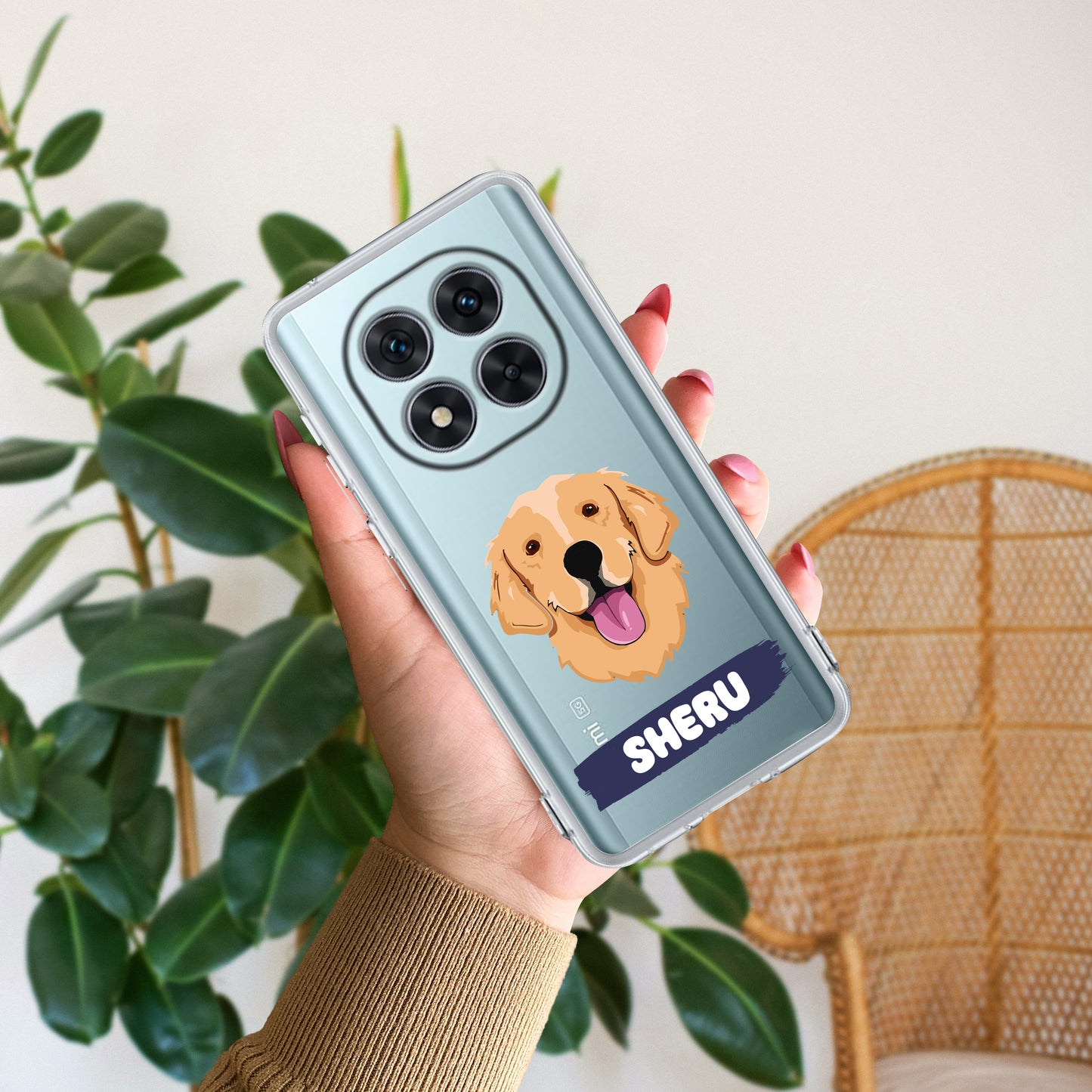 Dog Lovers Customize Transparent Silicon Case For Redmi/Xiaomi