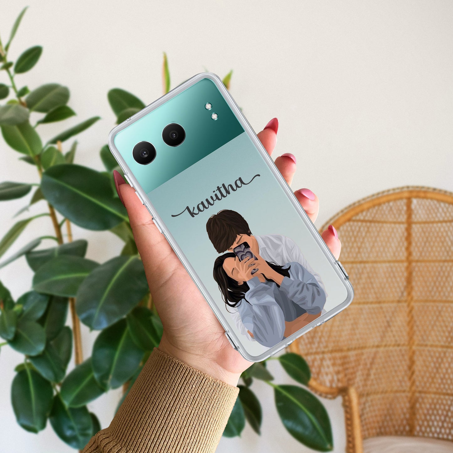 Captured Love Customize Transparent Silicon Case For OnePlus