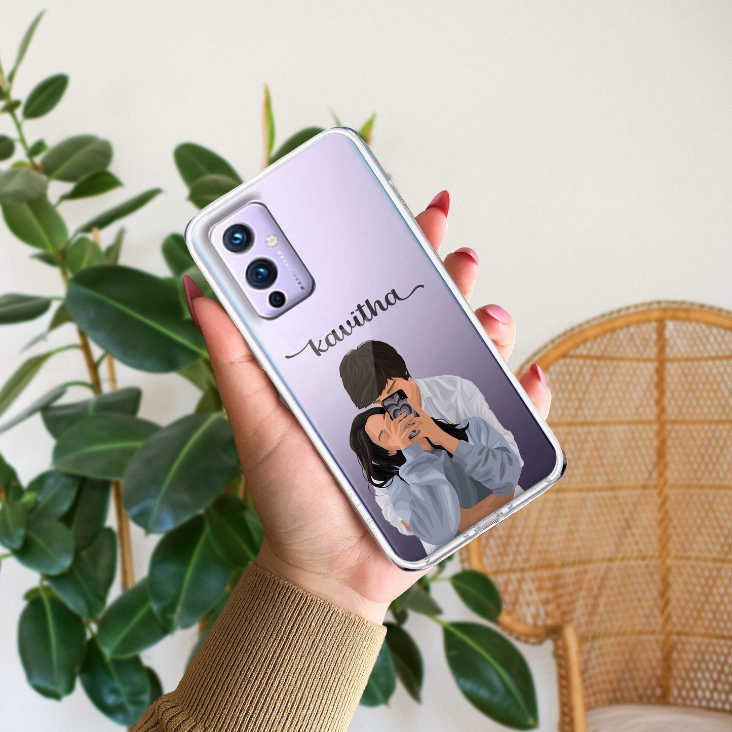 Captured Love Customize Transparent Silicon Case For OnePlus