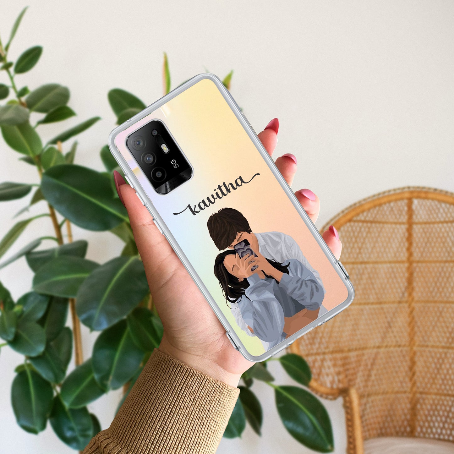 Captured Love Customize Transparent Silicon Case For Oppo