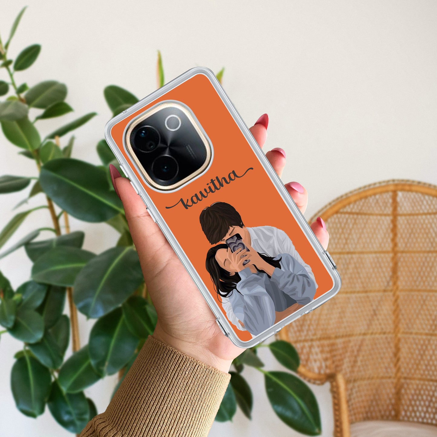 Captured Love Customize Transparent Silicon Case For iQOO