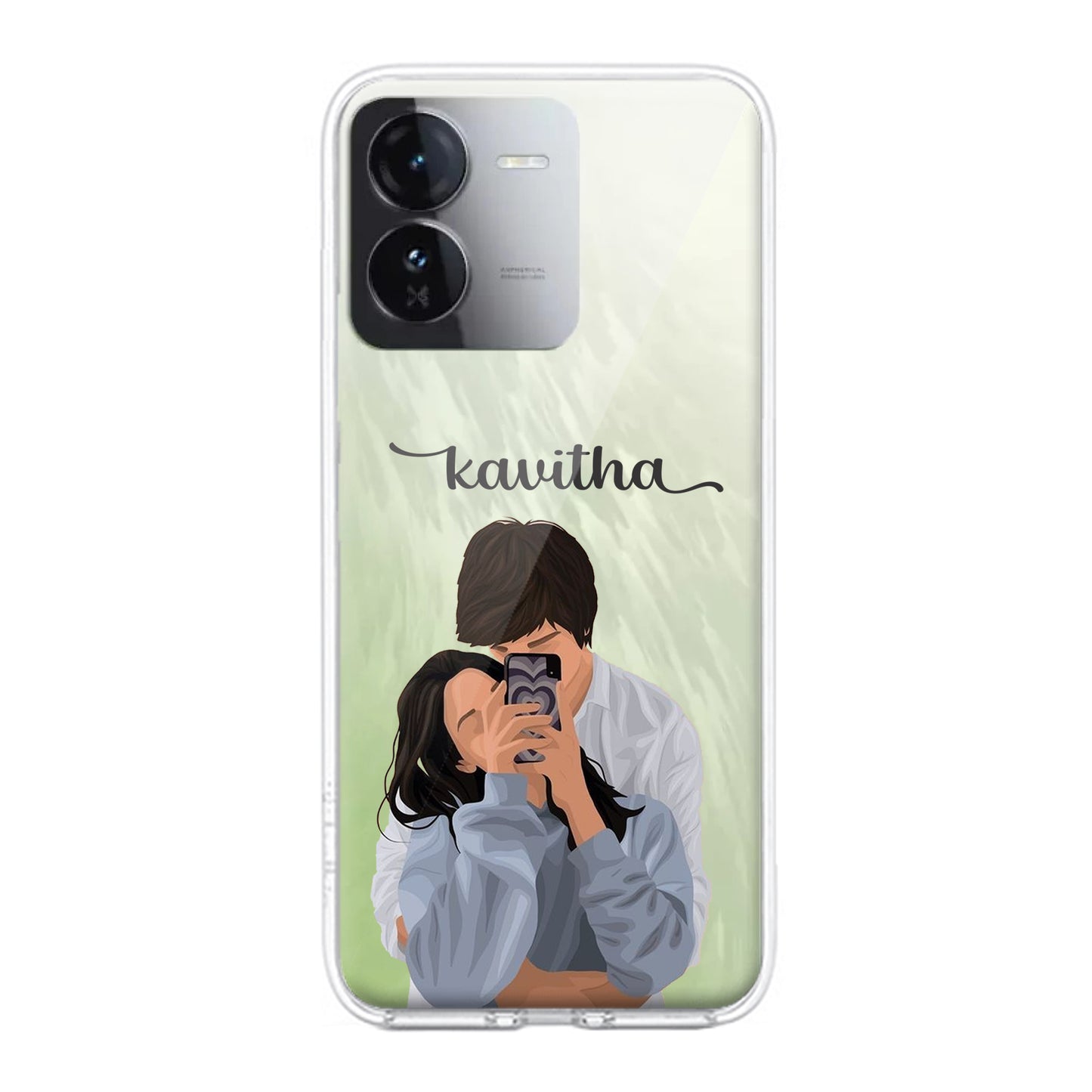 Captured Love Customize Transparent Silicon Case For iQOO