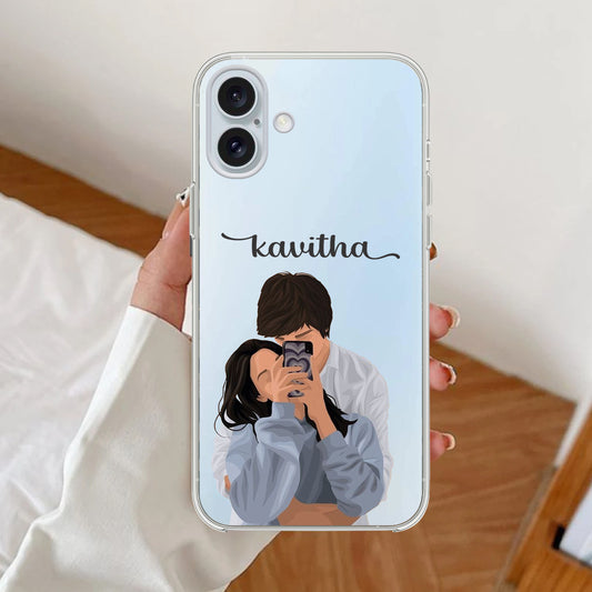 Captured Love Customize Transparent Silicon Case For iPhone