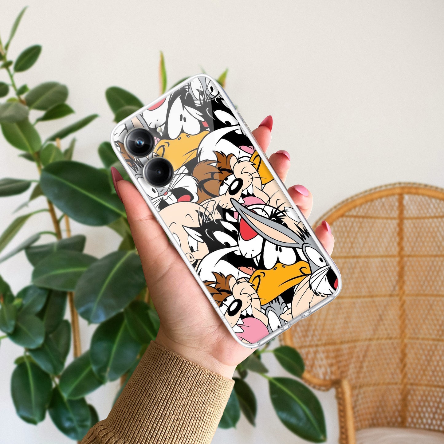 Cute Bugs Bunny Silicon Case For Realme/Narzo