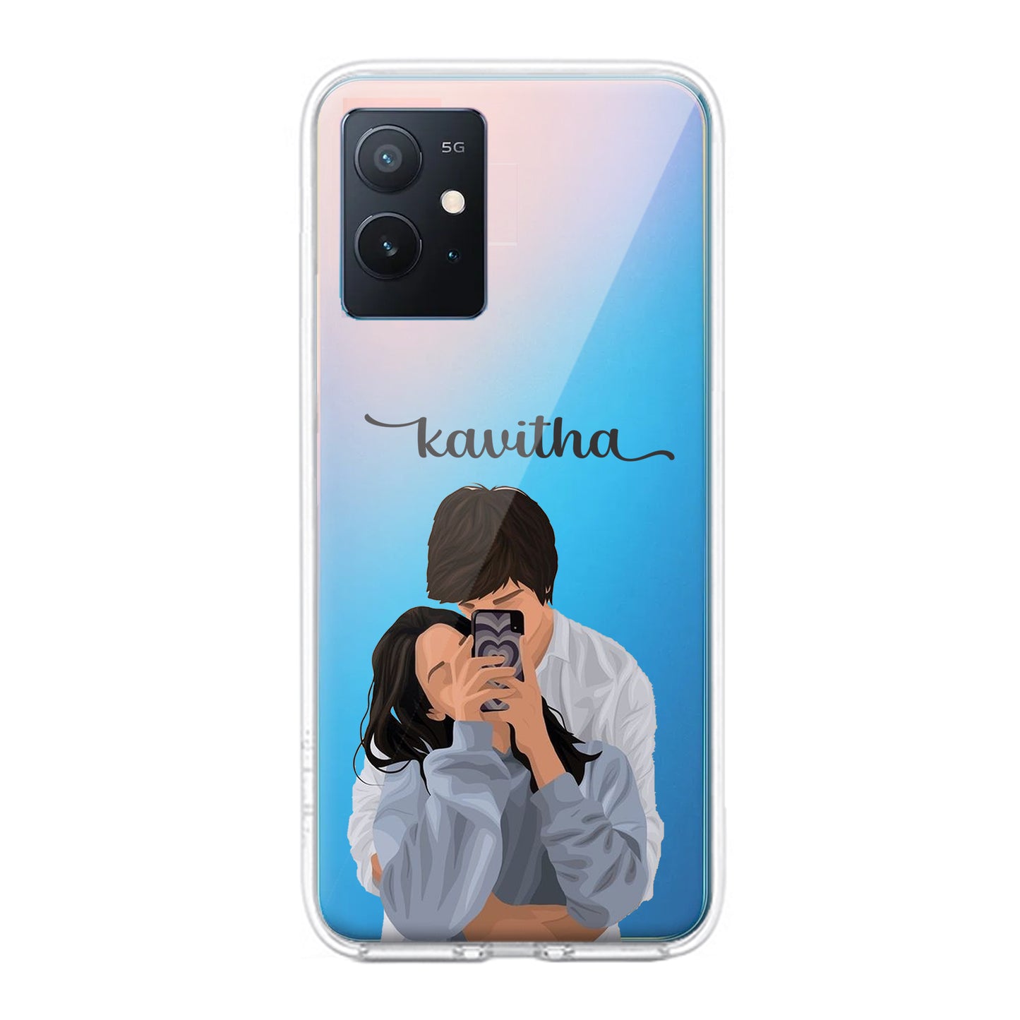 Captured Love Customize Transparent Silicon Case For iQOO