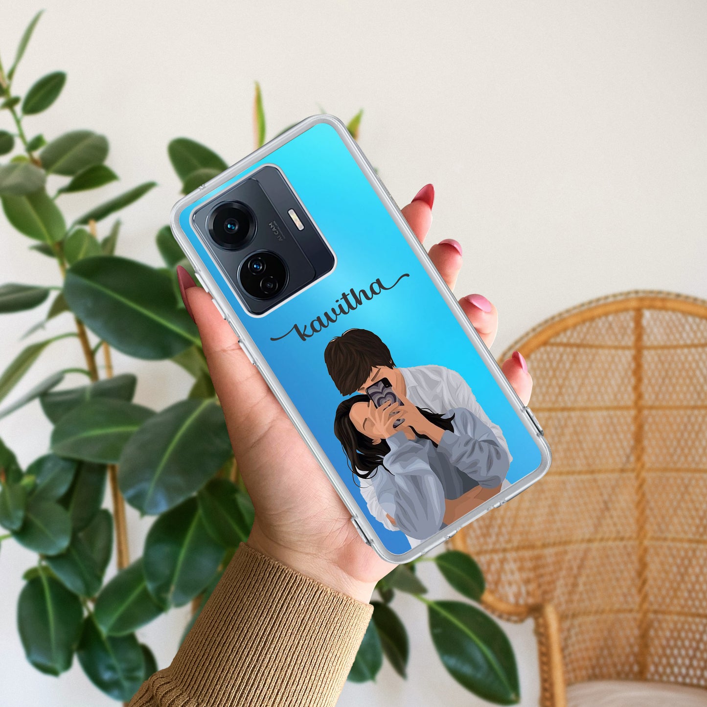 Captured Love Customize Transparent Silicon Case For iQOO