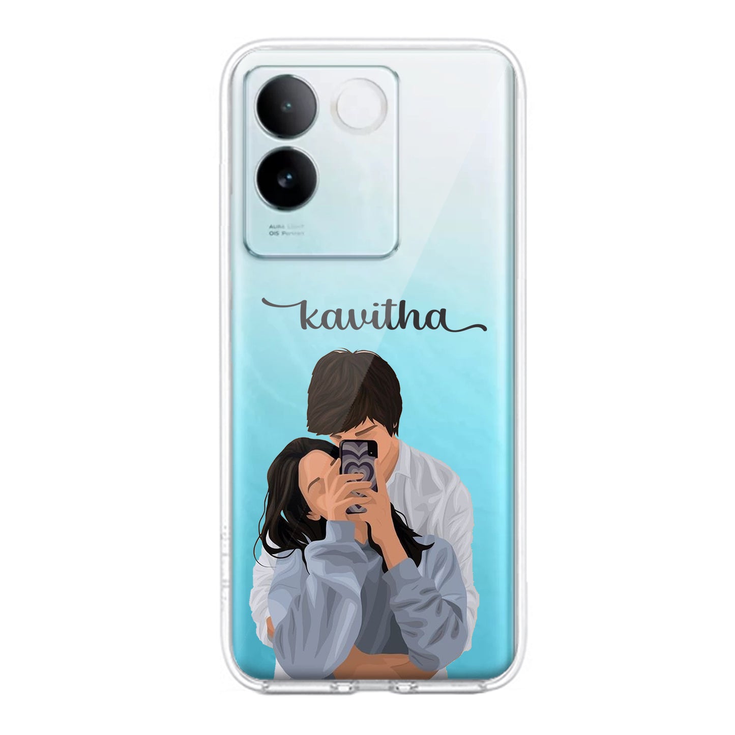 Captured Love Customize Transparent Silicon Case For iQOO