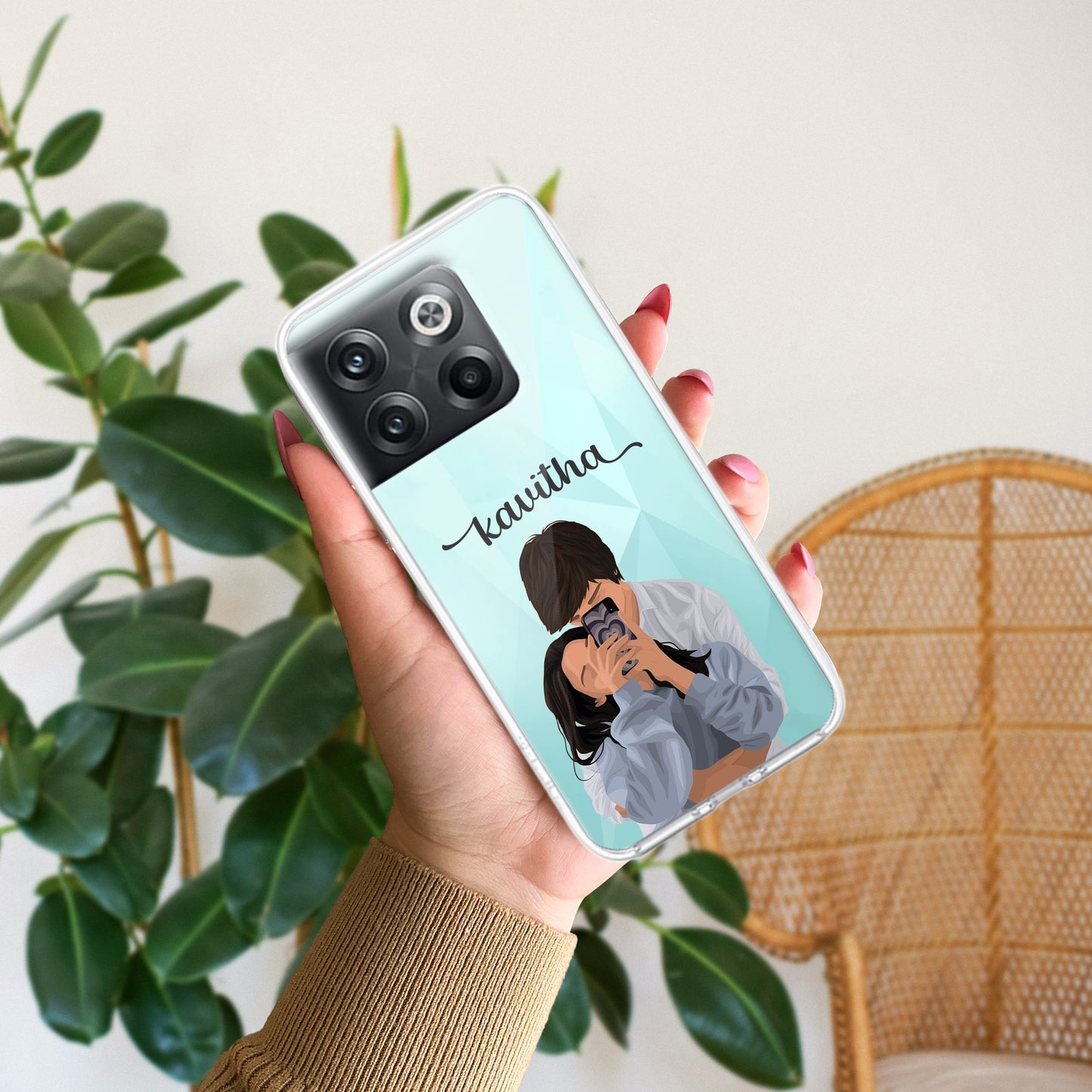 Captured Love Customize Transparent Silicon Case For OnePlus