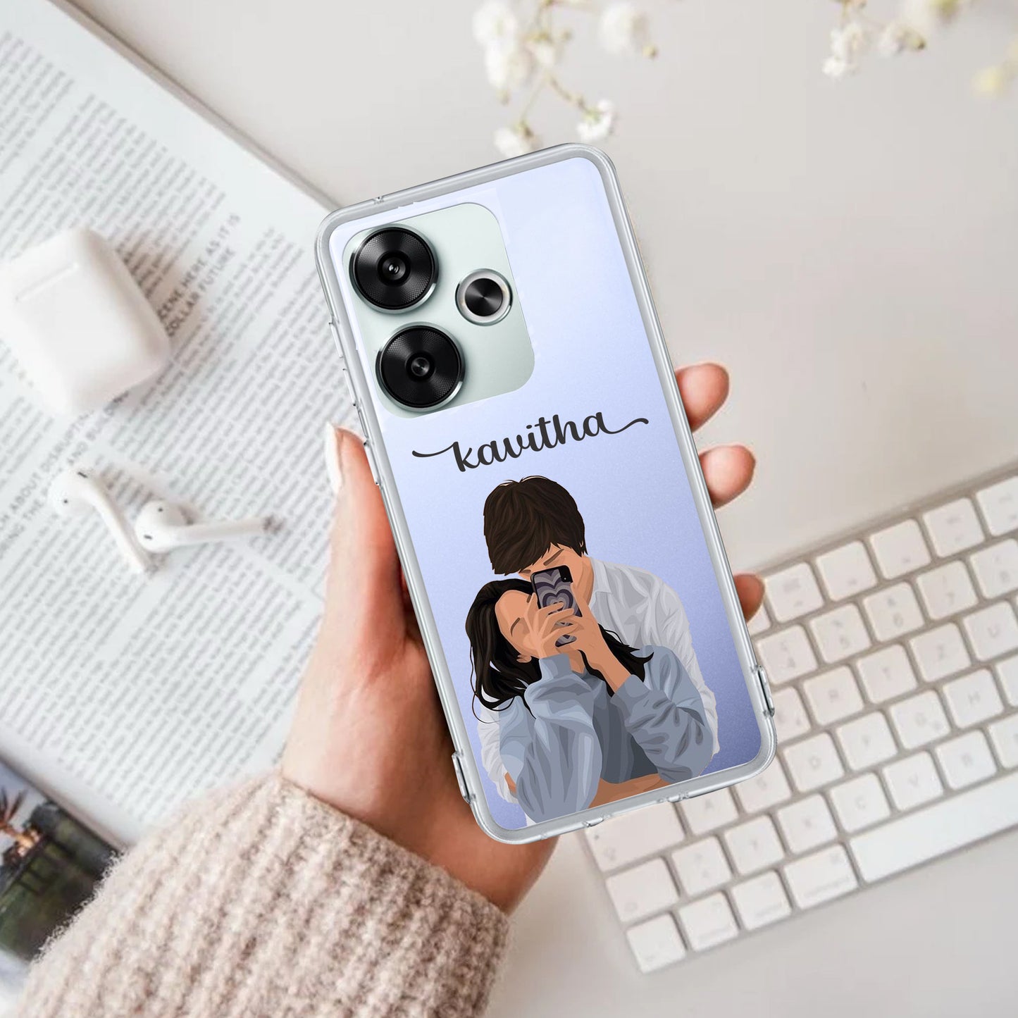 Captured Love Customize Transparent Silicon Case For Poco