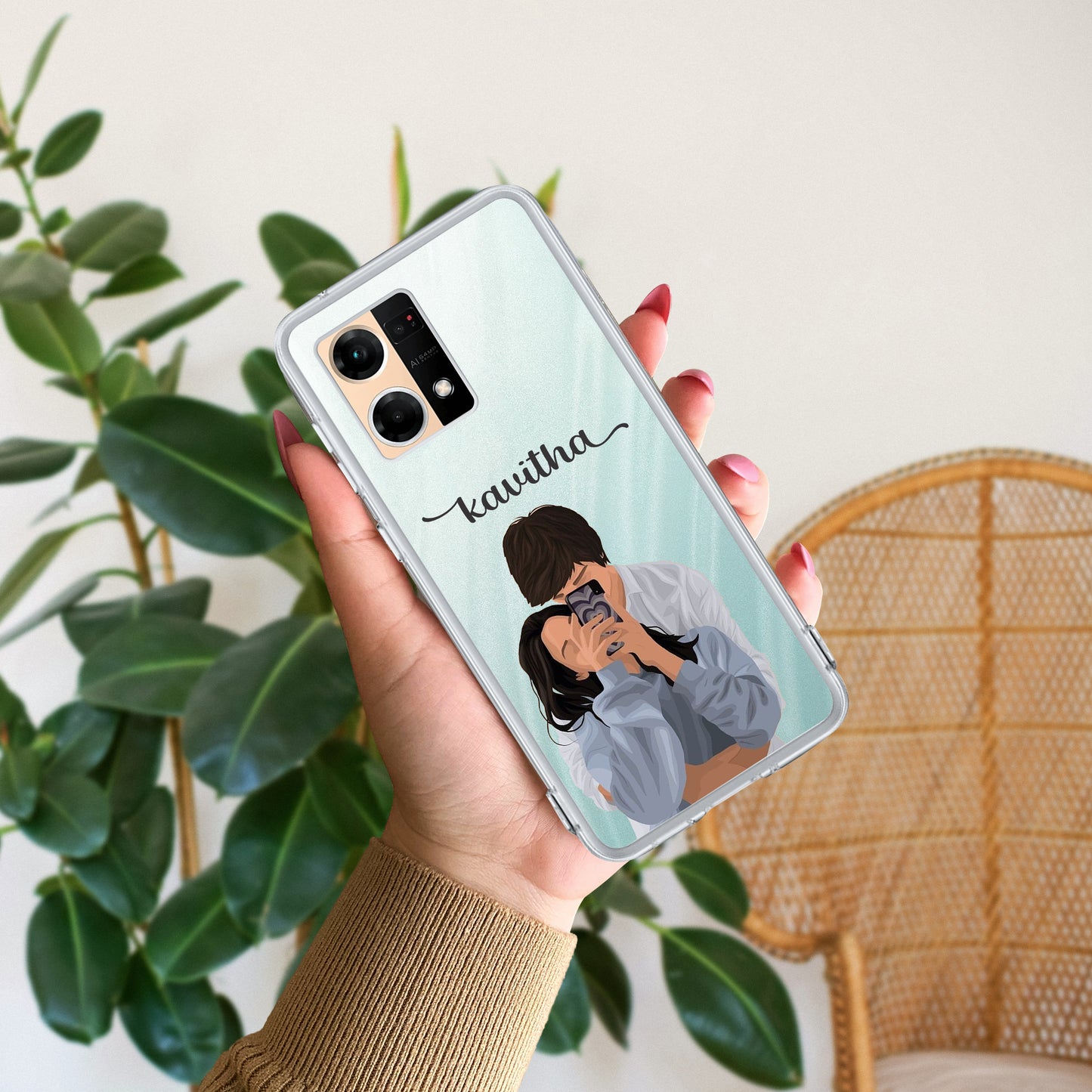 Captured Love Customize Transparent Silicon Case For Oppo