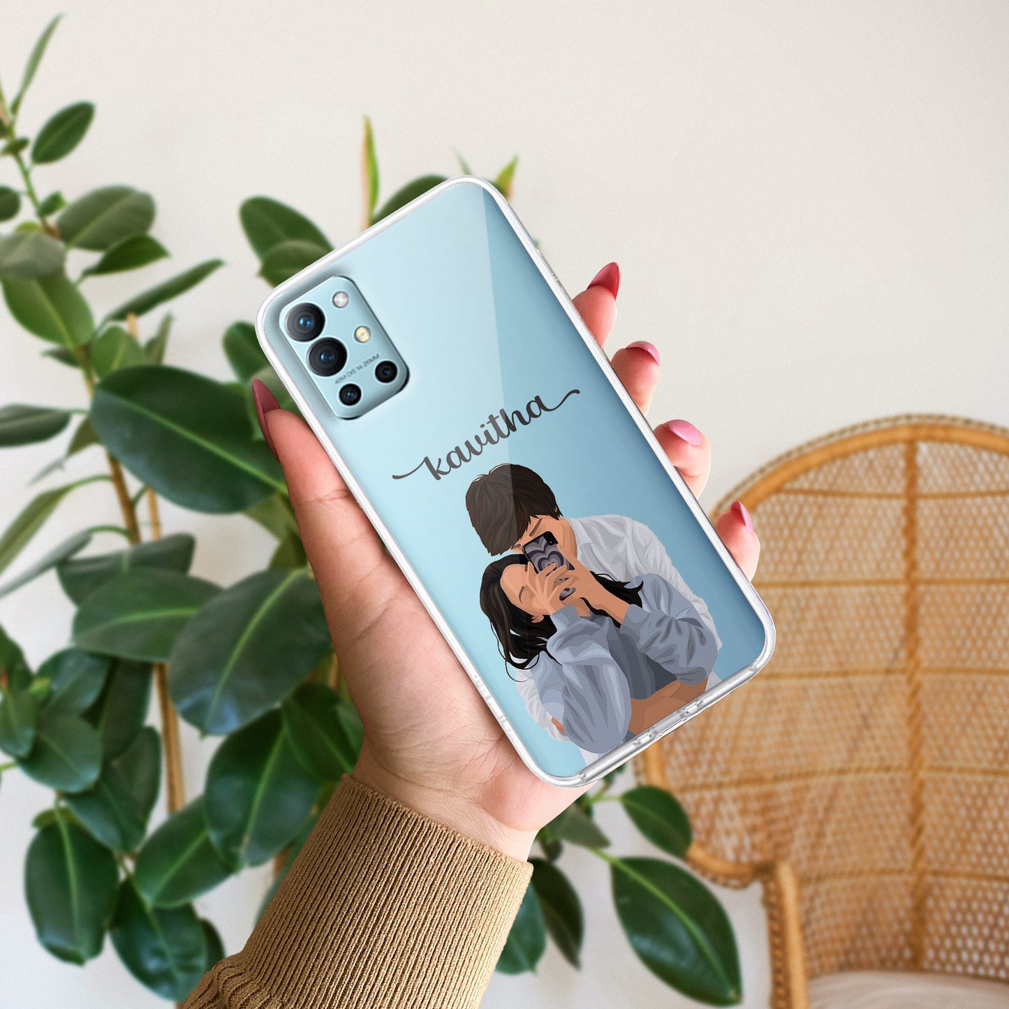 Captured Love Customize Transparent Silicon Case For OnePlus