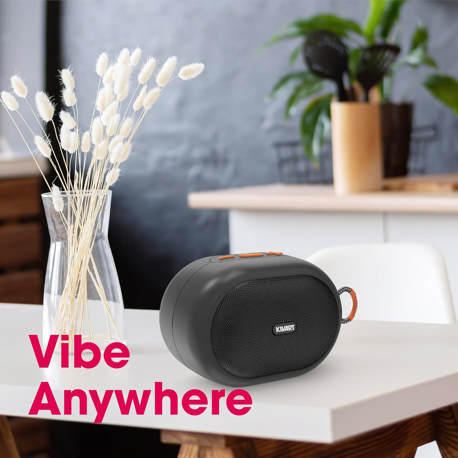 Vibe 8W Portable Bluetooth Speaker | Deep Bass | 8H Playtime - ShopOnCliQ