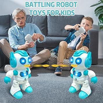 Remote Control Robot Toy Programmable Flying Saucer Throwing Robot Battle Toy - ShopOnCliQ