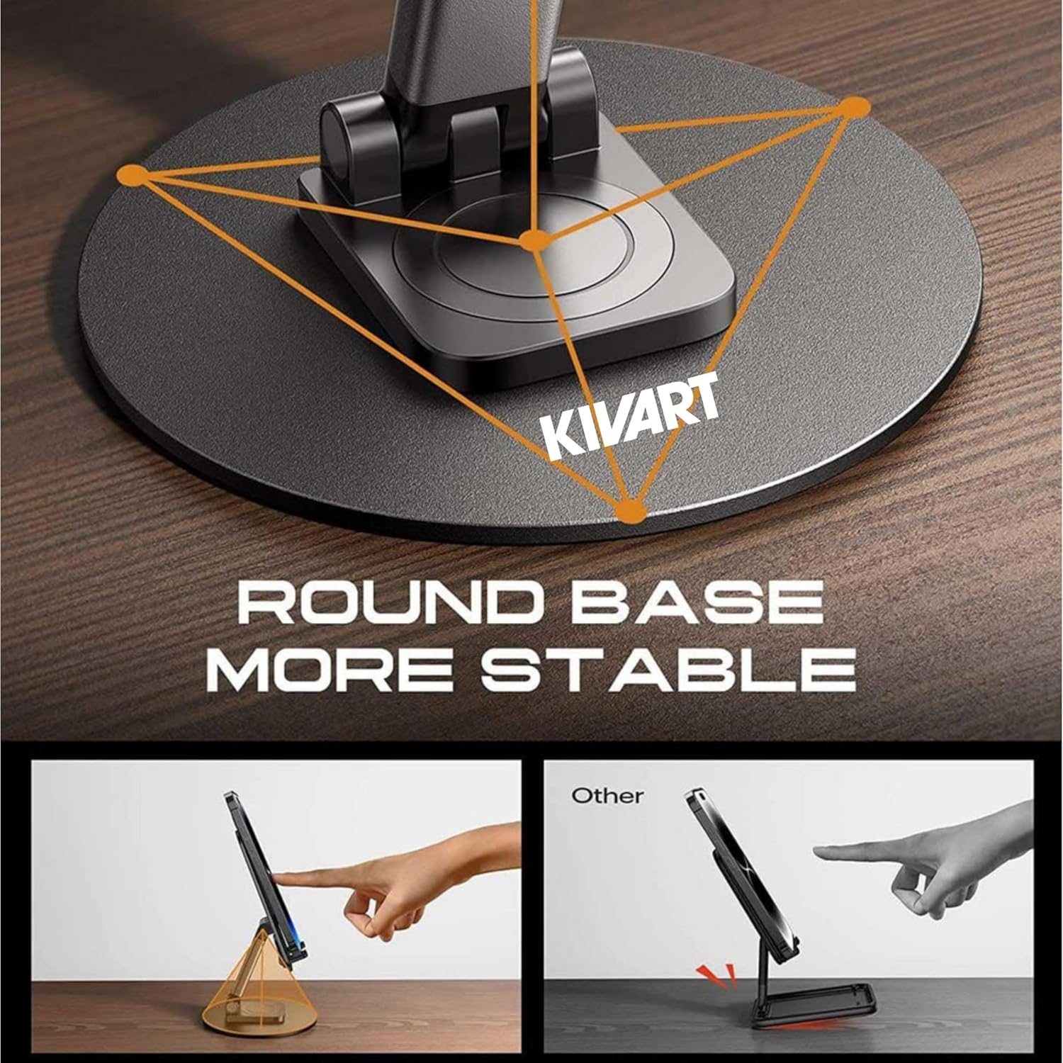 Flexifit Universal Mobile Stand, 360-Degree Rotation, Phone Holder - ShopOnCliQ