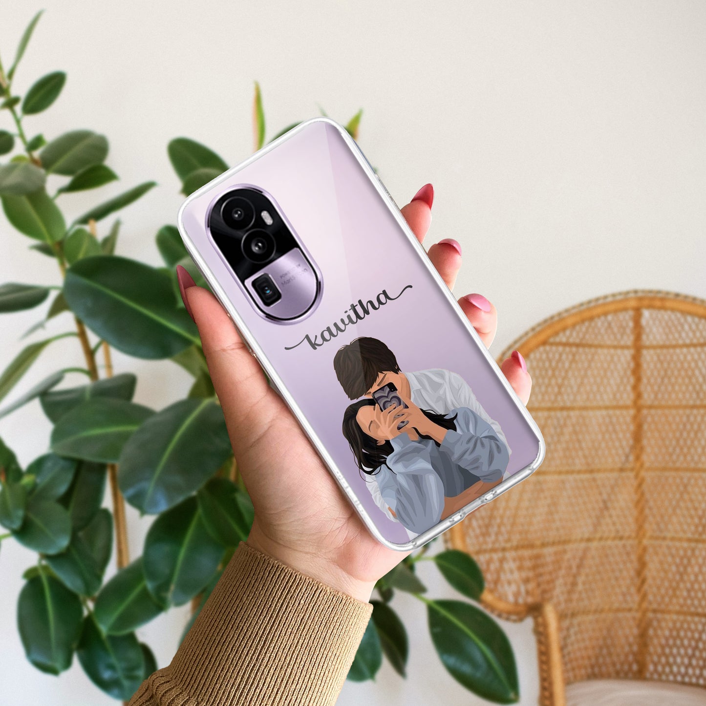 Captured Love Customize Transparent Silicon Case For Oppo