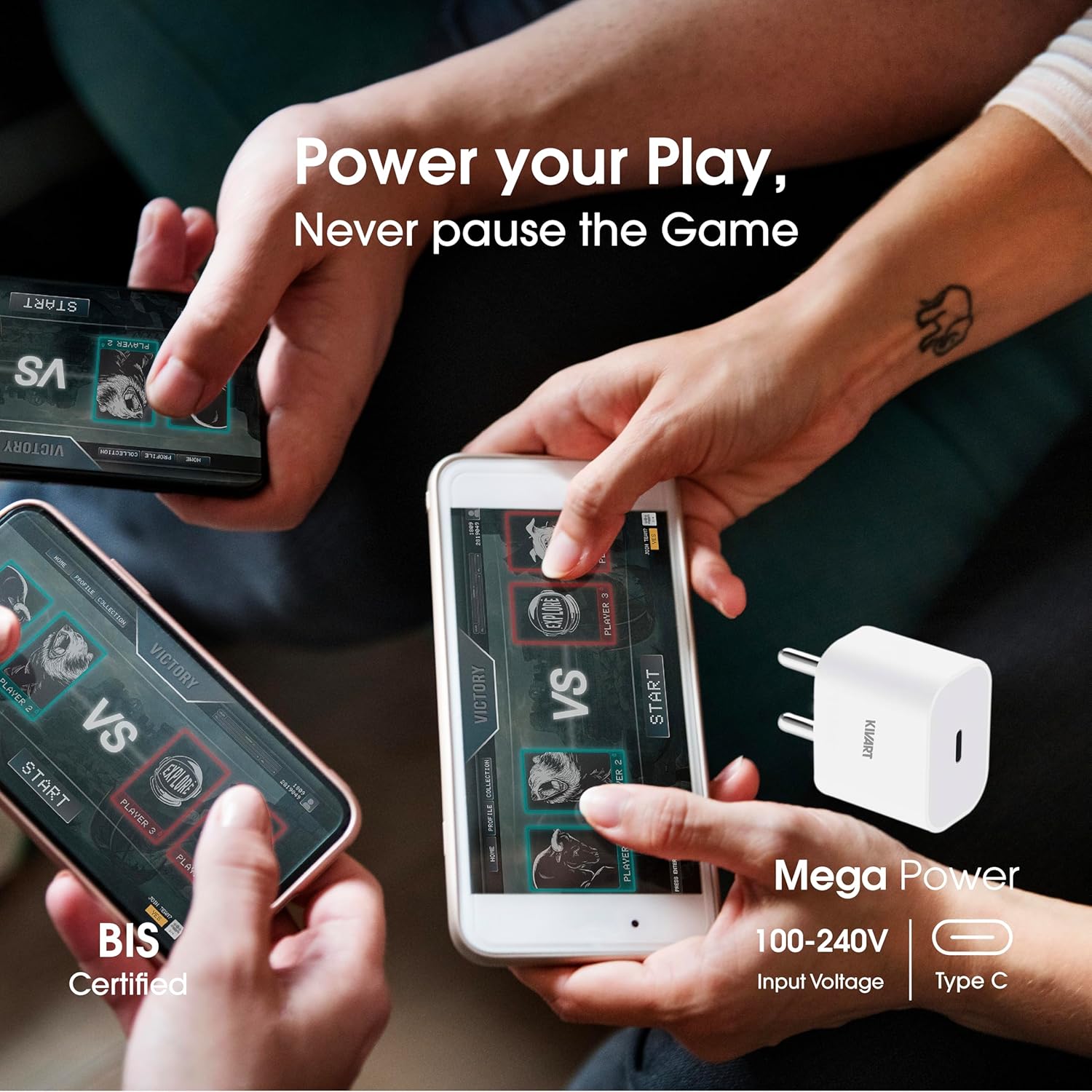 MEGA Power 20W PD Fast Charger | USB-C Adapter | BIS Certified - ShopOnCliQ