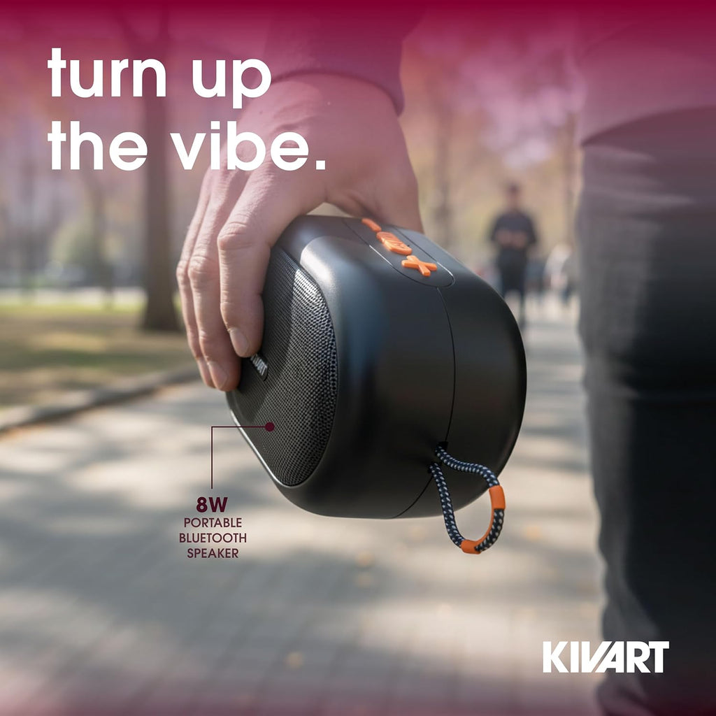 Vibe 8W Portable Bluetooth Speaker | Deep Bass | 8H Playtime - ShopOnCliQ