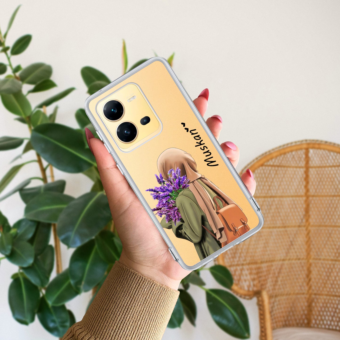 Stylish Girl Customize Transparent Silicon Case For Redmi/Xiaomi - ShopOnCliQ