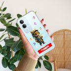 Music Cat Customize Transparent Silicon Case For Vivo Y22