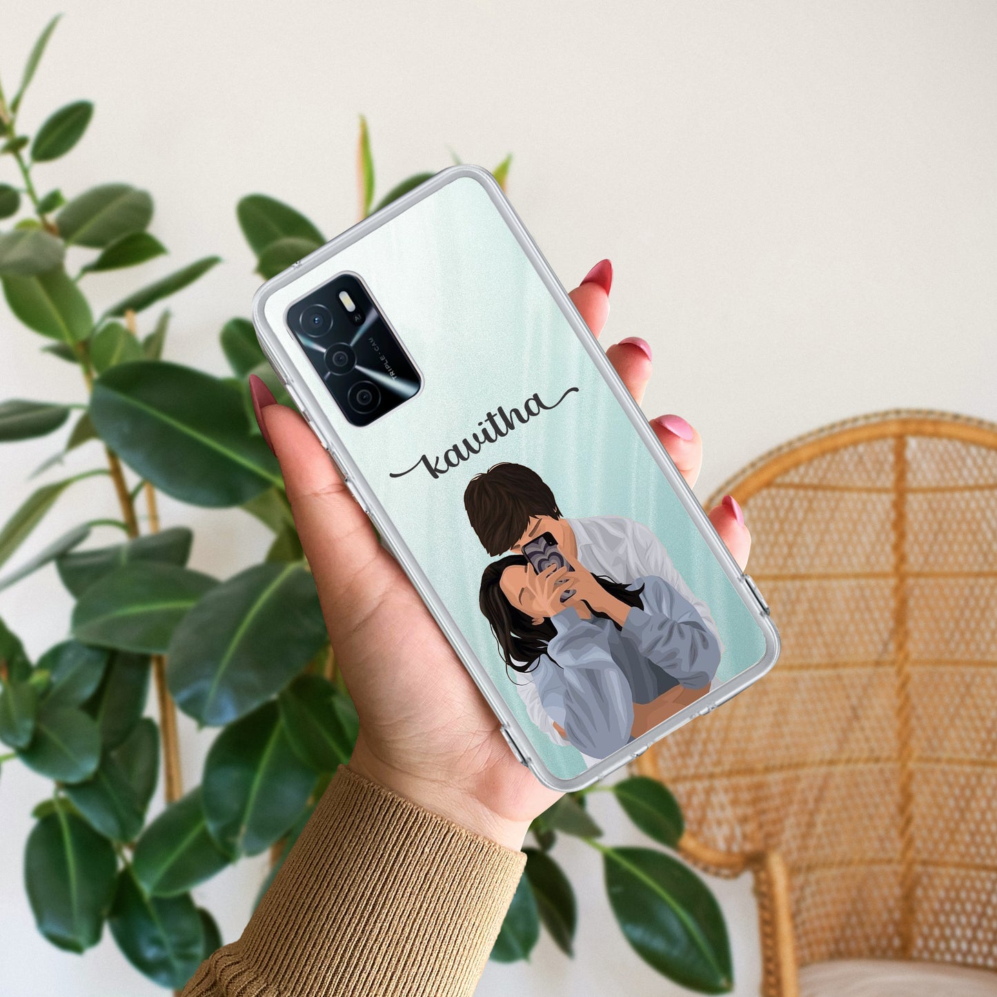 Captured Love Customize Transparent Silicon Case For Oppo