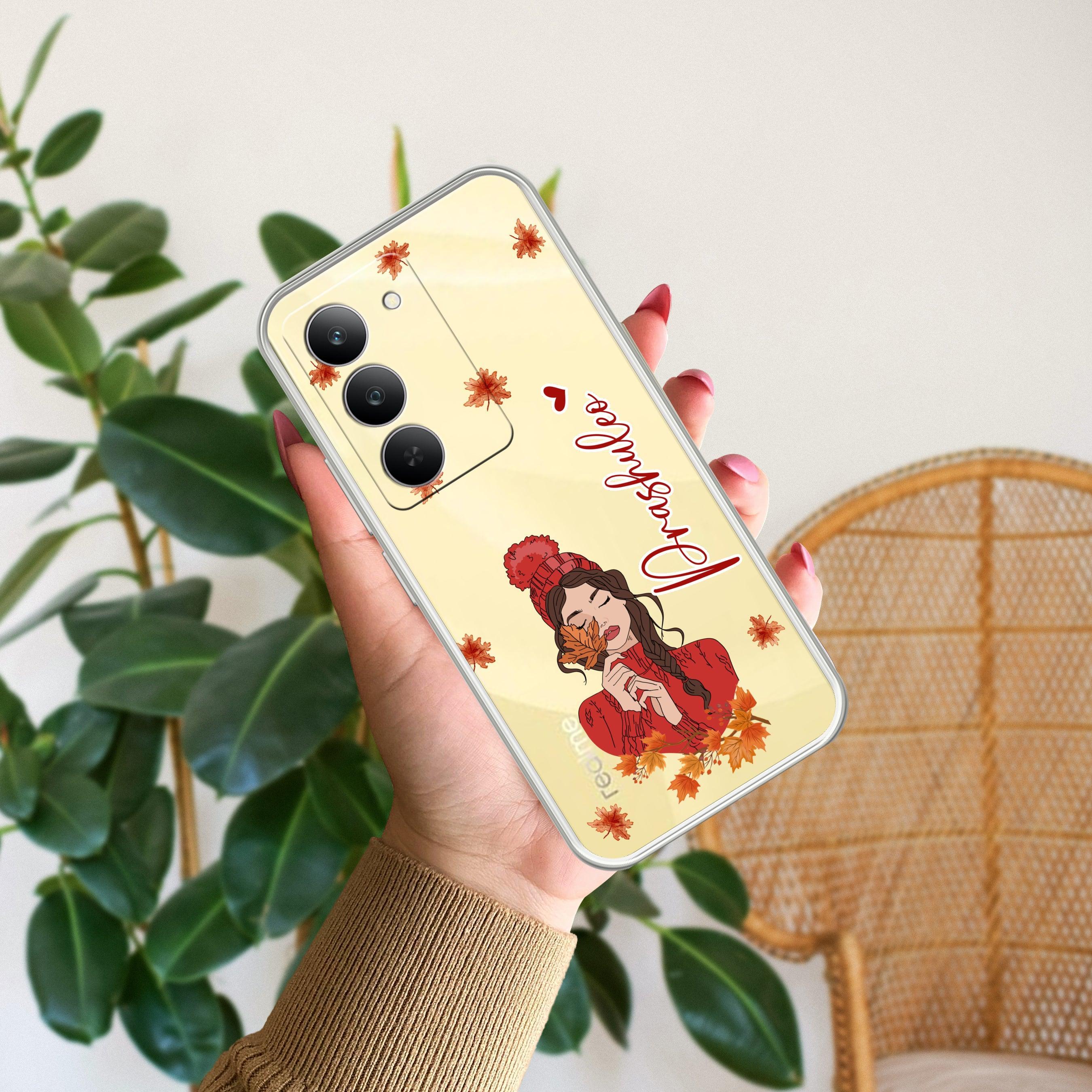 Daisy Flower Customize Anti Yelllow Case For Realme 14x 5G