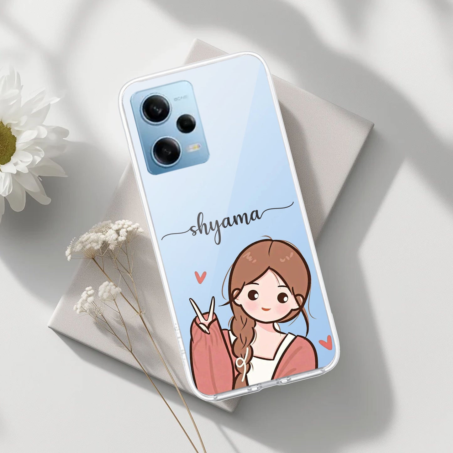 Cute Charm Customize Transparent Silicon Case For Redmi/Xiaomi