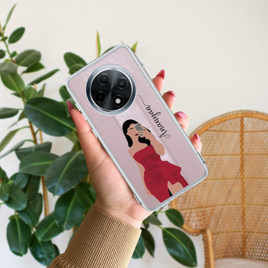 Scarlet Selfie Customize Transparent Silicon Case For Oppo